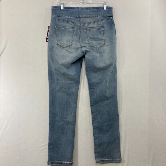 New Gloria Vanderbilt Jeans size 10 Blue High Rise Stretch Comfy Pull-on - Picture 9 of 10
